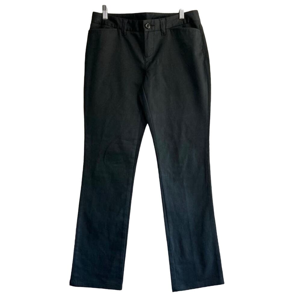 GAP Women's Black Slacks 4 Stretchy Straight Leg Casual Pants